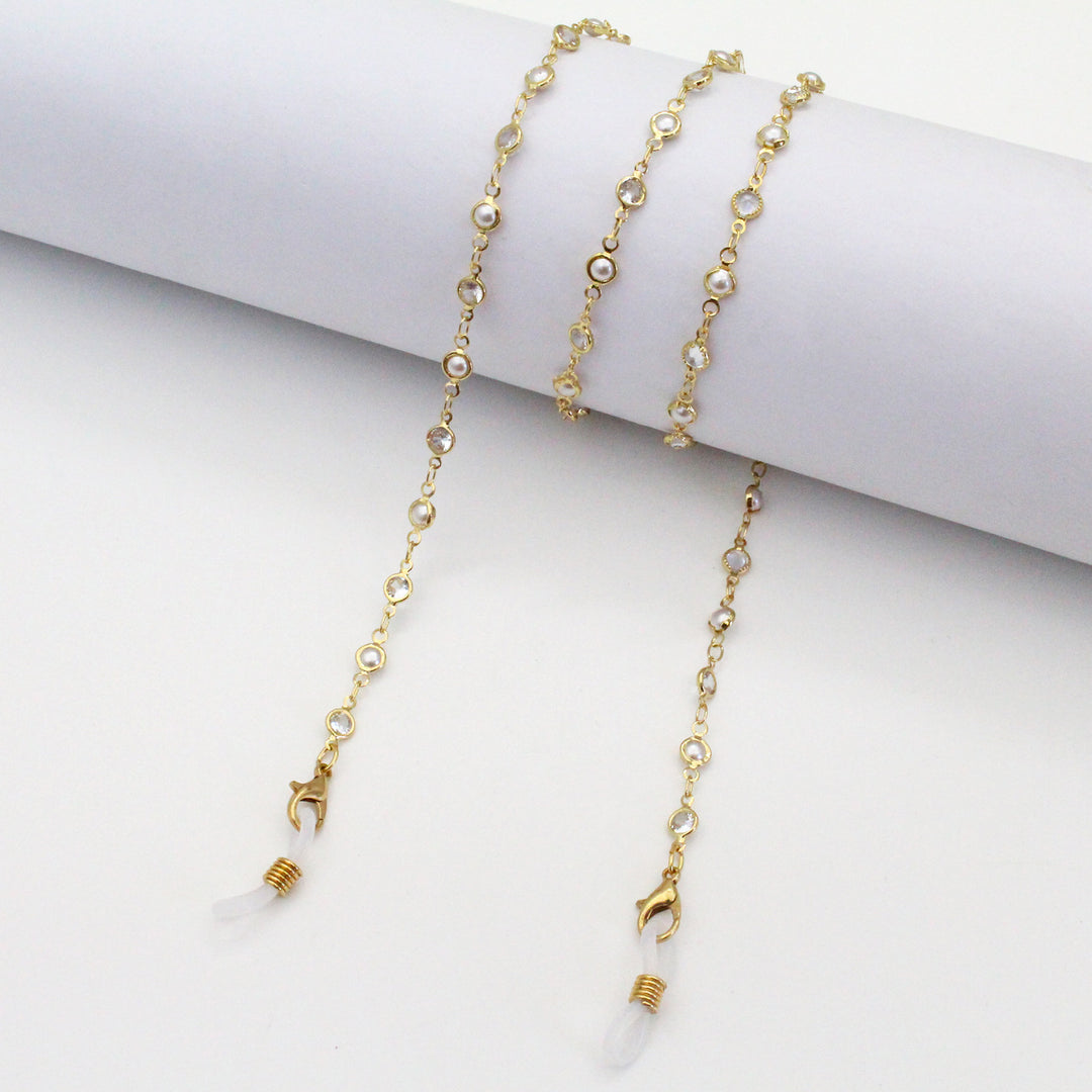 Chunky Bead Schmuck Brille Kette Karnz