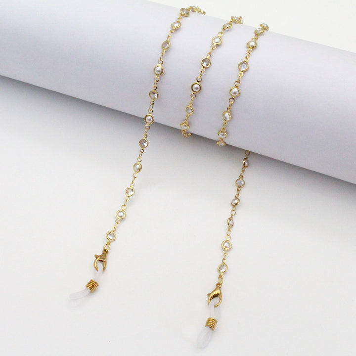 Chunky Bead Schmuck Brille Kette Karnz