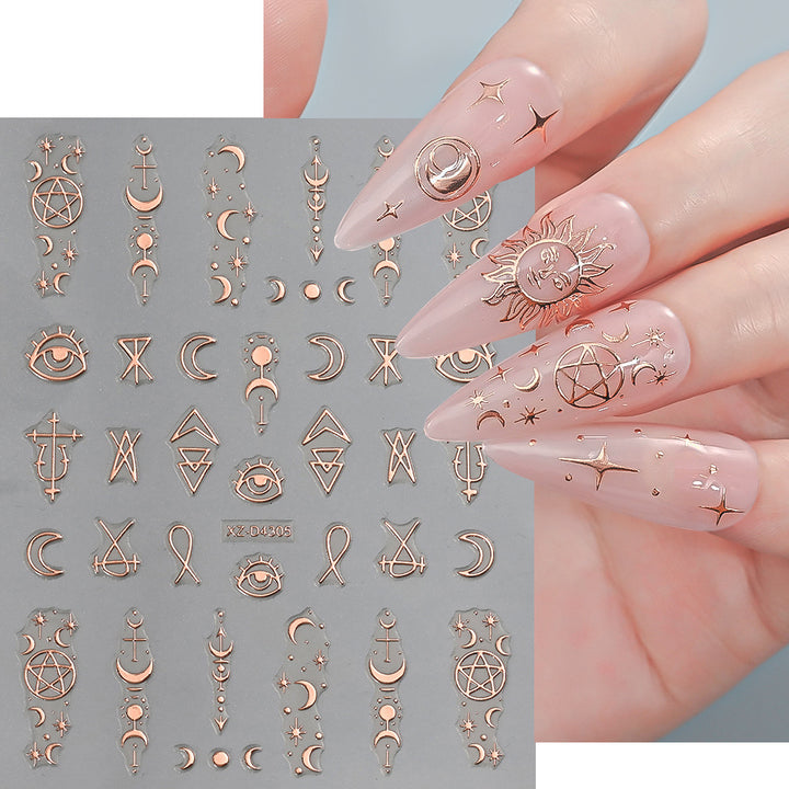 Nagelkunst Dekorative Folienaufkleber