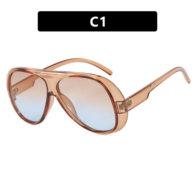 Damen sportliche Sonnenbrille im futuristischen Design Karnz