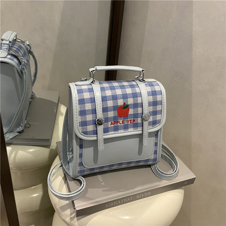Verspielt Karierter Mini-Rucksack Karnz