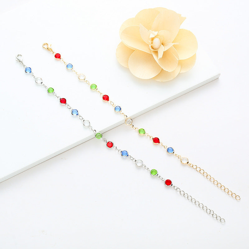 Bunte Edelsteinarmband Karnz