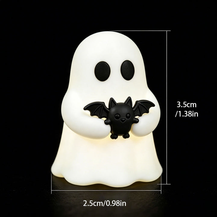 Niedliche Silikon-Kabelschutzfigur Geist mit Fledermaus-Design