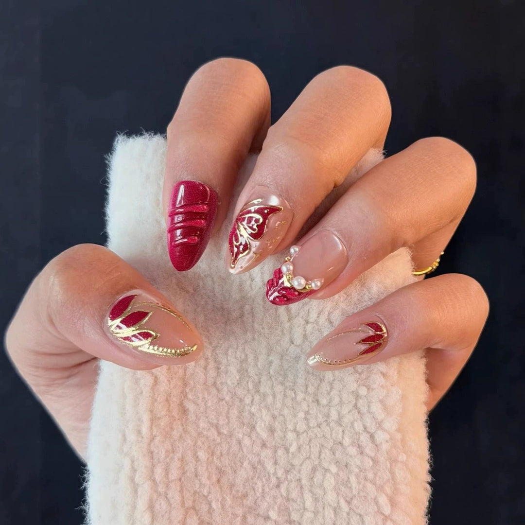 Elegantes Press-On Nail Art Set  1790956123