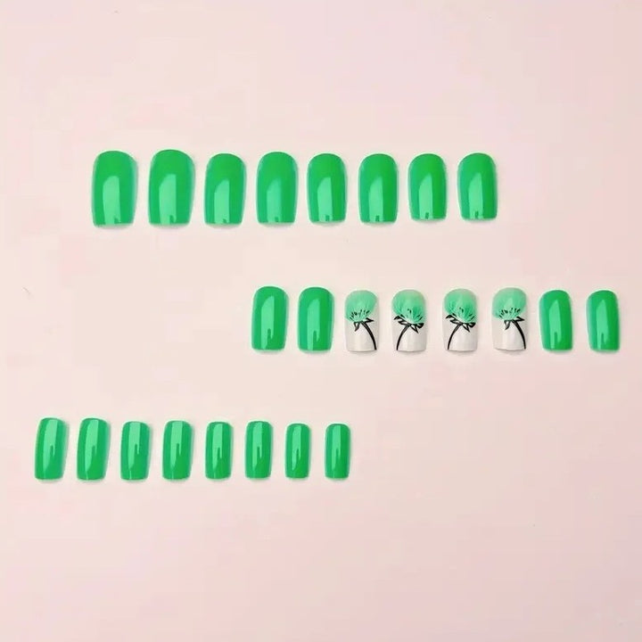 Elegante Botanische Nagelkunst Verbesserungen Karnz