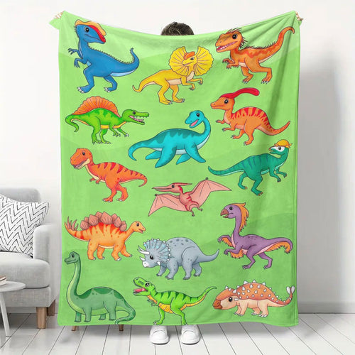 Dinosaur-Themen Plüsch-Wurfdecke