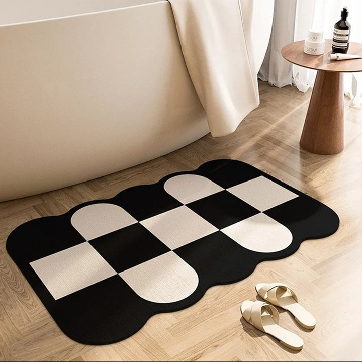 Abstraktes Design Teppich