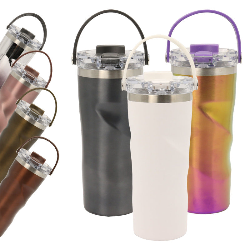Damen isolierte Trinkflasche mit ergonomischem Design Karnz