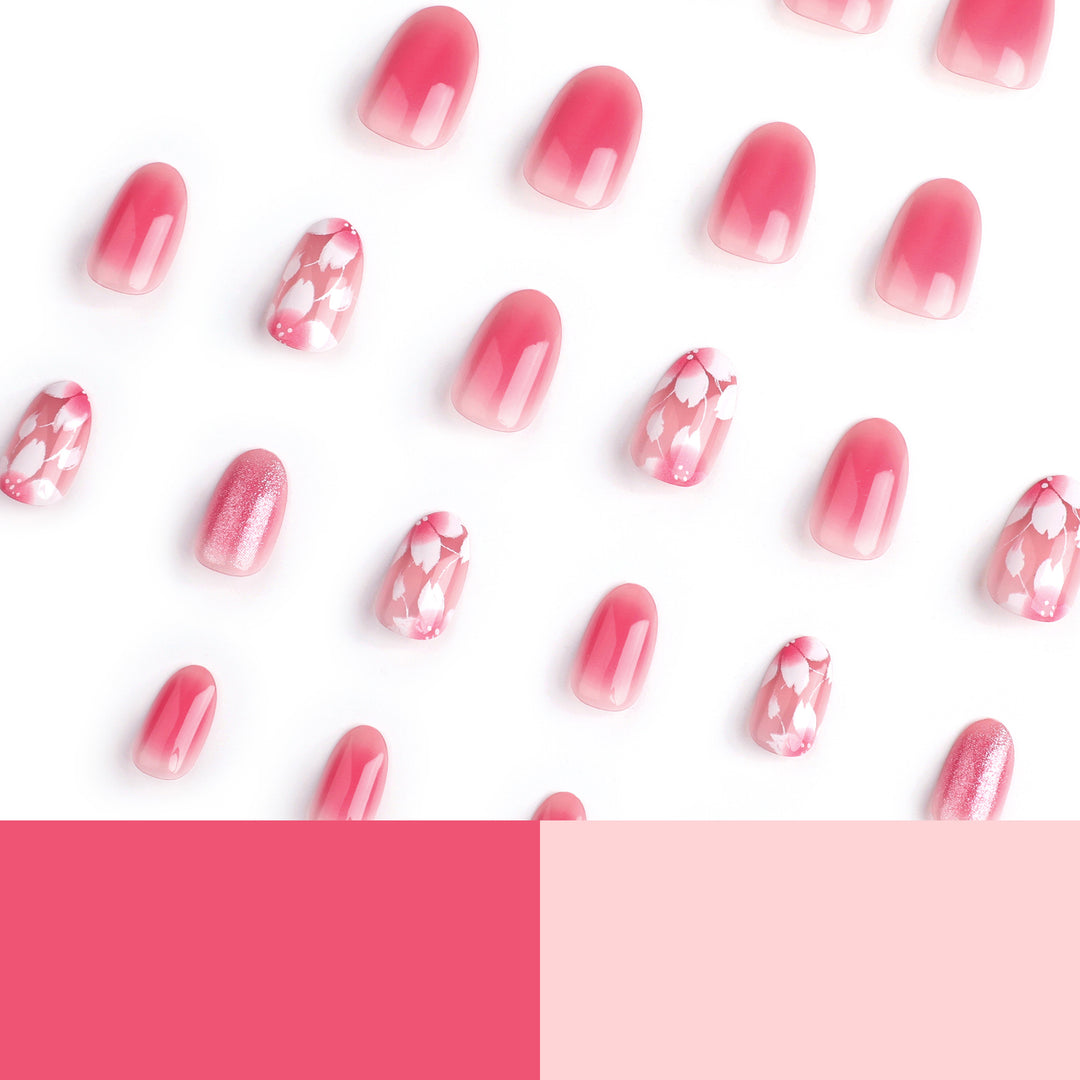 Kunstvolle Premium Nagelkunst mit floralen Akzenten Karnz
