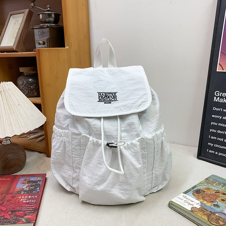 Stylische Multi-Taschen Kordelzug-Rucksack