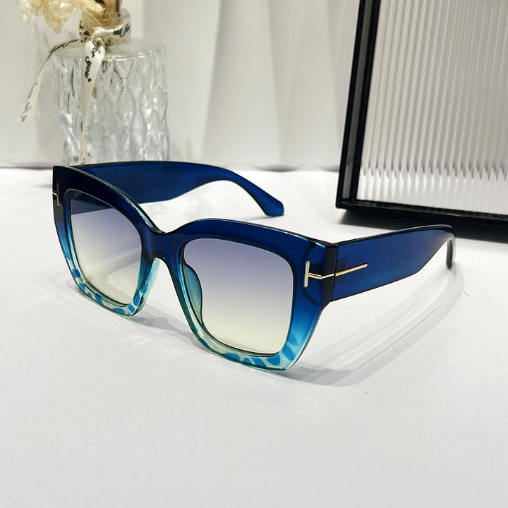 Moderne Übergroße Quadratische Sonnenbrille Karnz