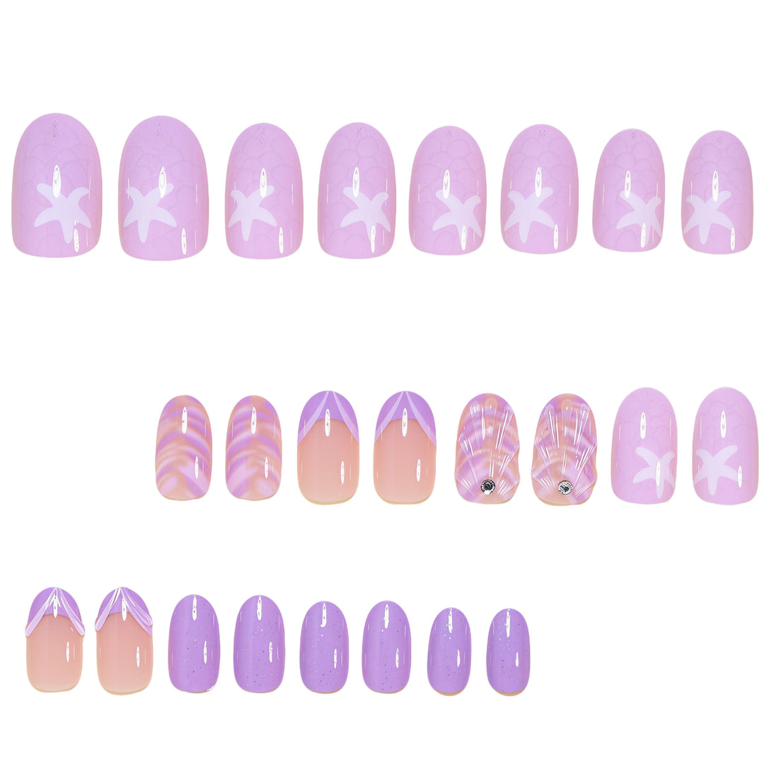 Ozean-inspiriertes Nagelkunstset Karnz