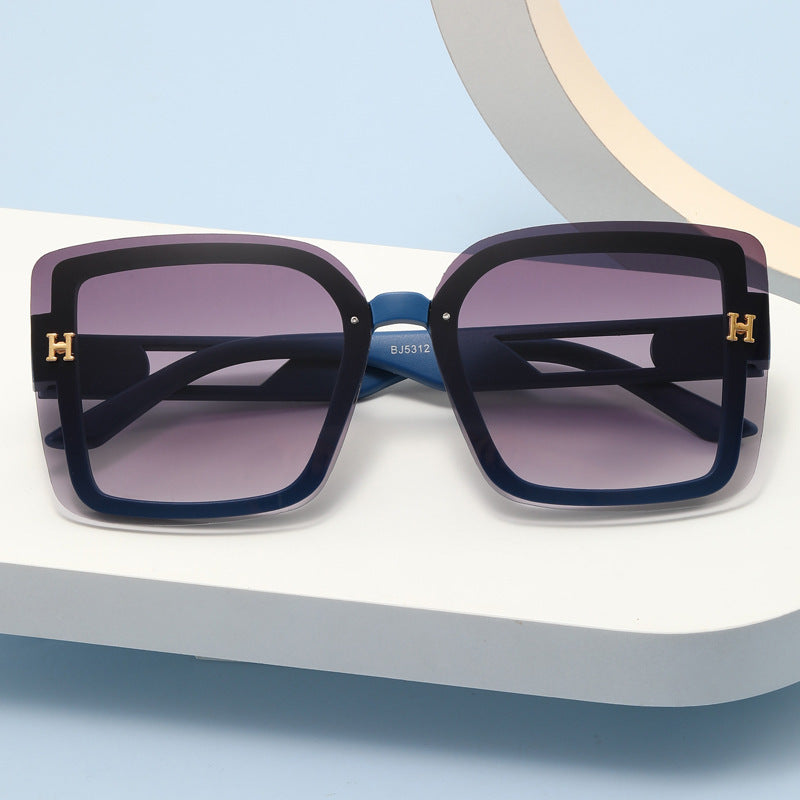 Damen moderne quadratische Sonnenbrille mit elegantem Design Karnz