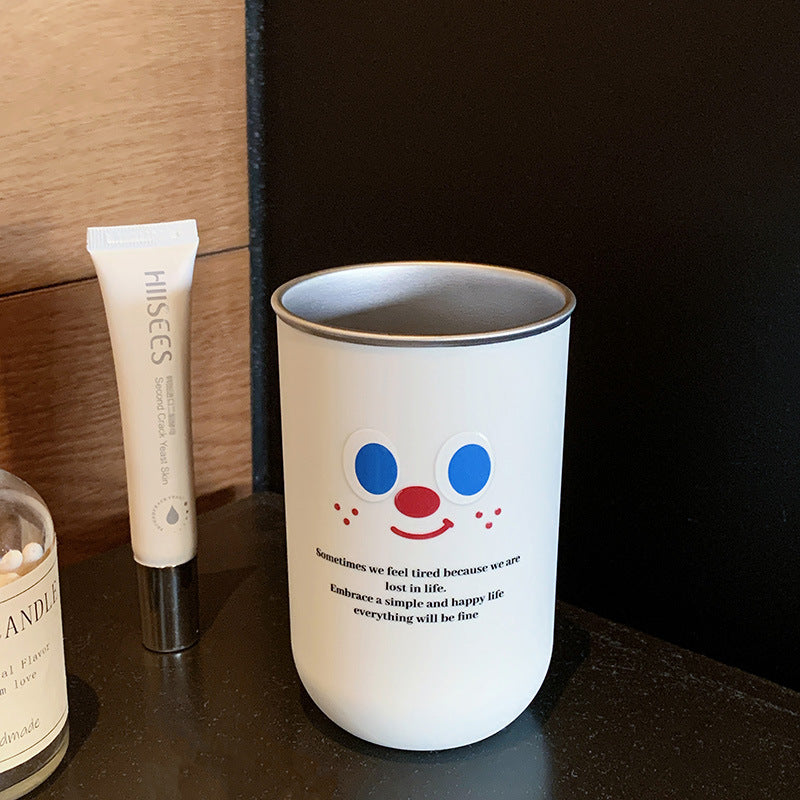 Edelstahl Becher mit Lustigem Design Karnz