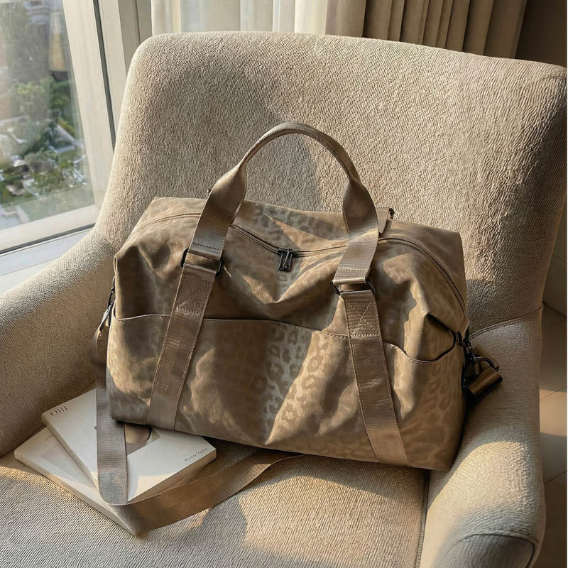 Stilvolle Leopardenmuster Sport-Duffle-Tasche