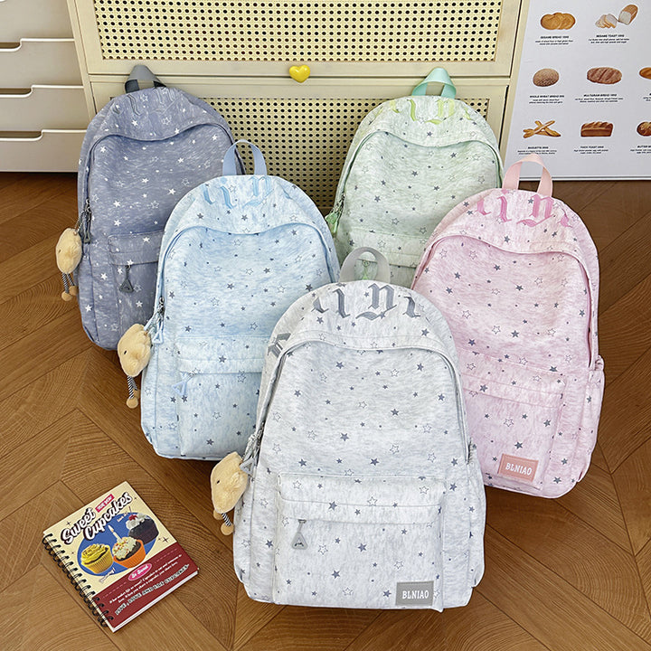 Stylische leichte Rucksack mit Sternmuster Karnz