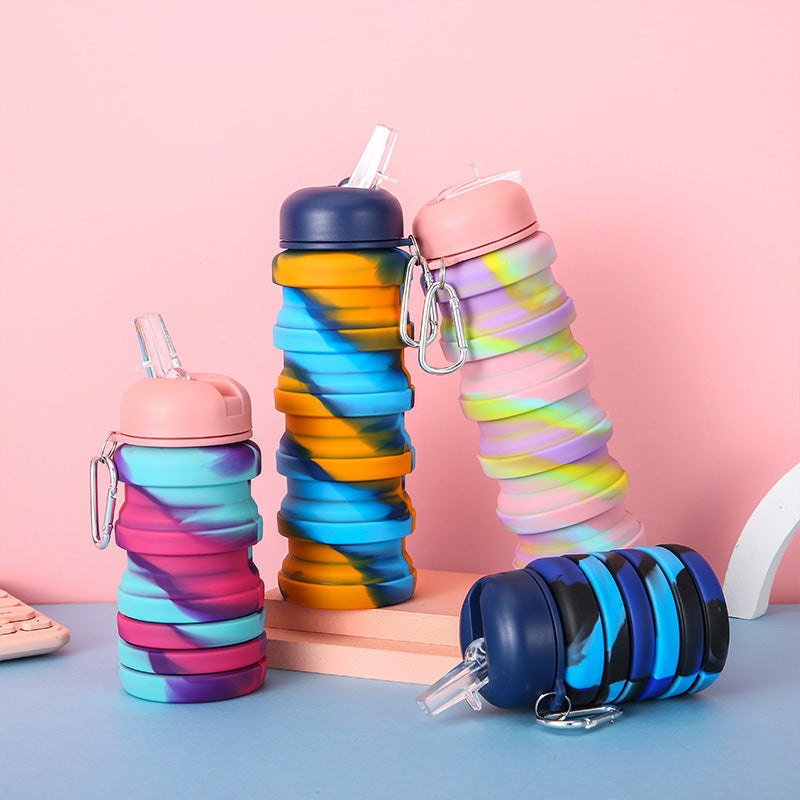 Damen faltbare Silikondrinkflasche Karnz