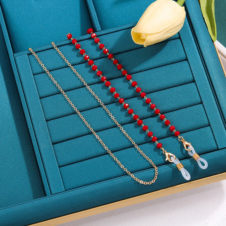 Elegante Perlen Brillen Kette Karnz 1788164382