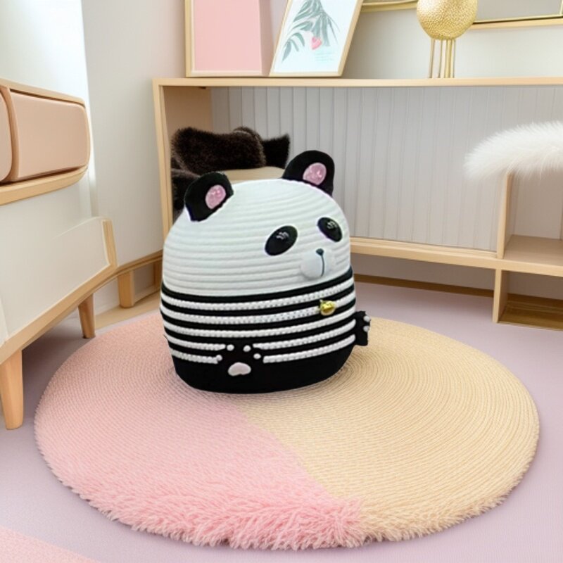 Lustiger Sitzpuff Im Pandadesign Karnz