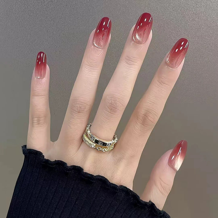 Ombre Gradient Press-On Nail Tips Karnz