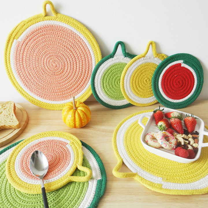 Verspielter Platzuntersetzer Im Wassermelonen-Design Karnz