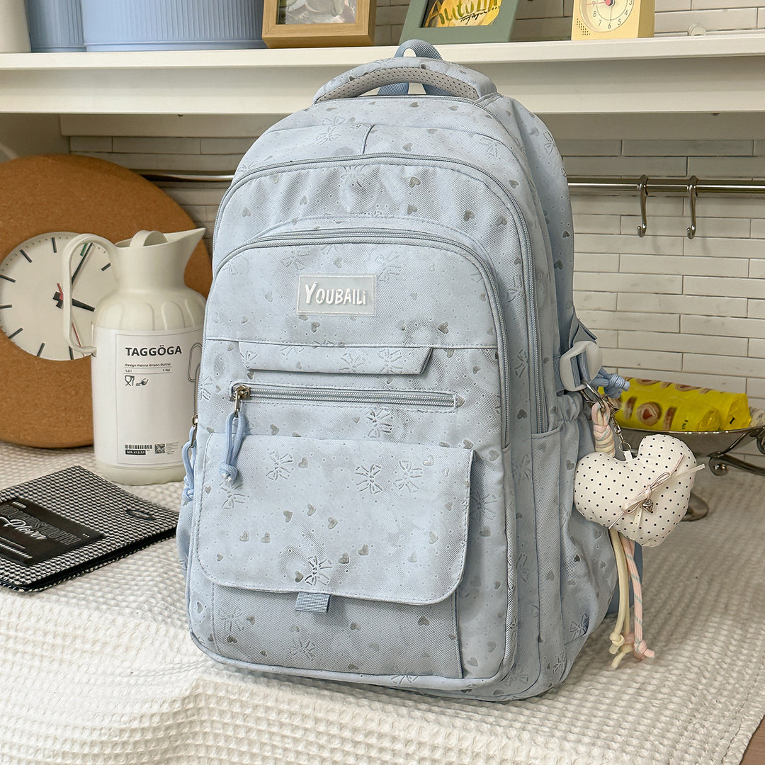Charmanter Blumendruck Rucksack Karnz