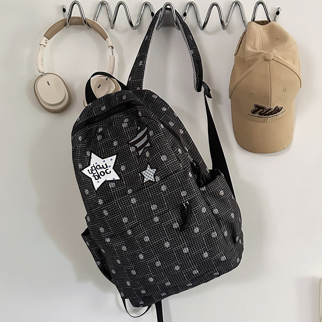 Polka-Dots-Musterer Casual Rucksack Karnz