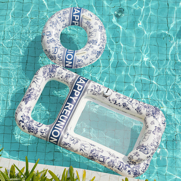Unisex Eleganter Schwimmring mit floralen Motiven Karnz