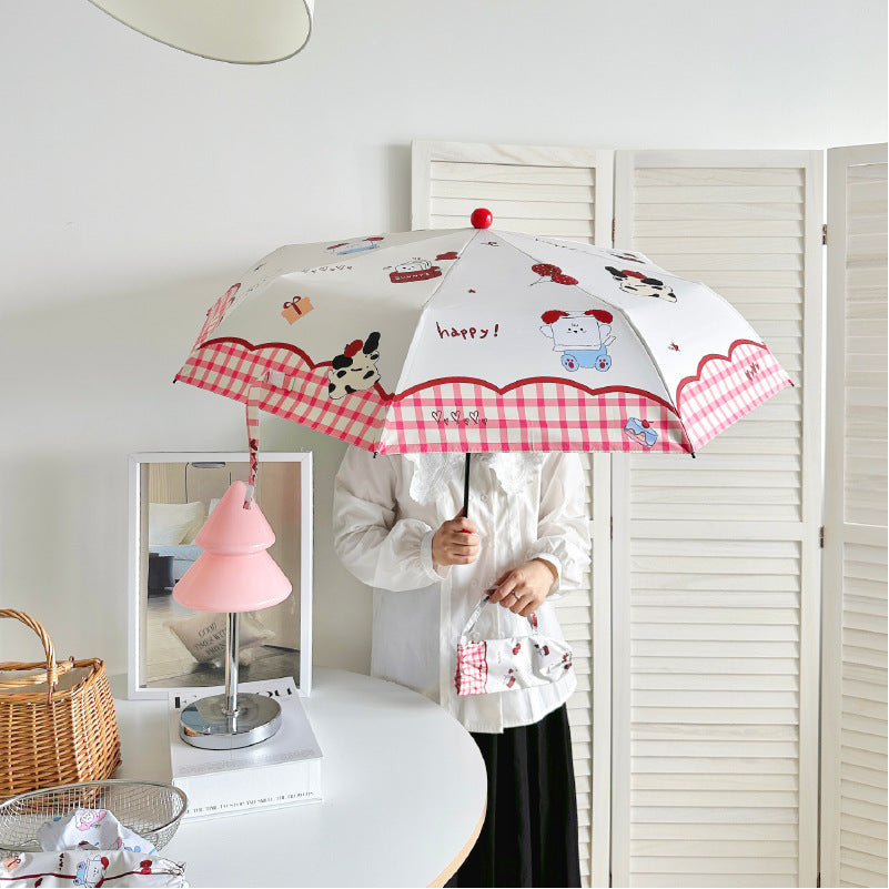 Damen Regenschirm mit niedlichem Design Karnz