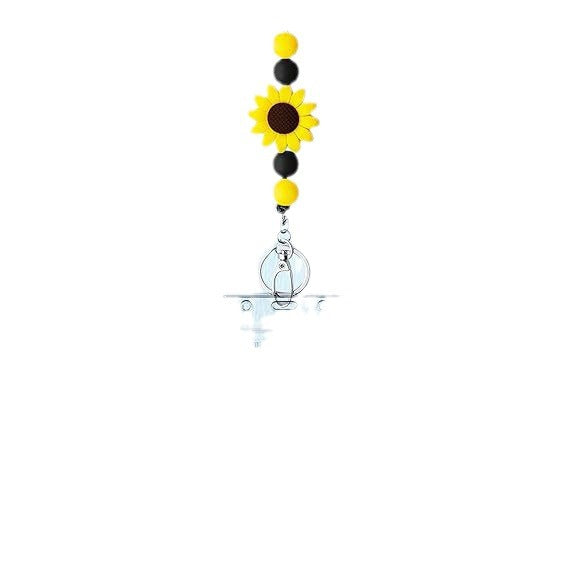 Dekorative Perlen-Lanyard mit ID-Halter Karnz