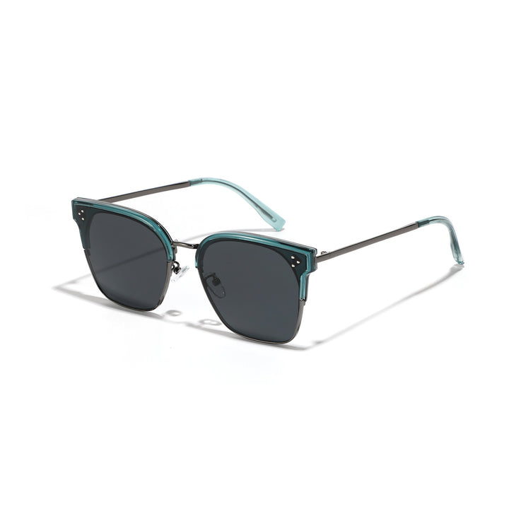 Damen modische Sonnenbrille mit markantem Design und kontrastreichem Rahmen Karnz