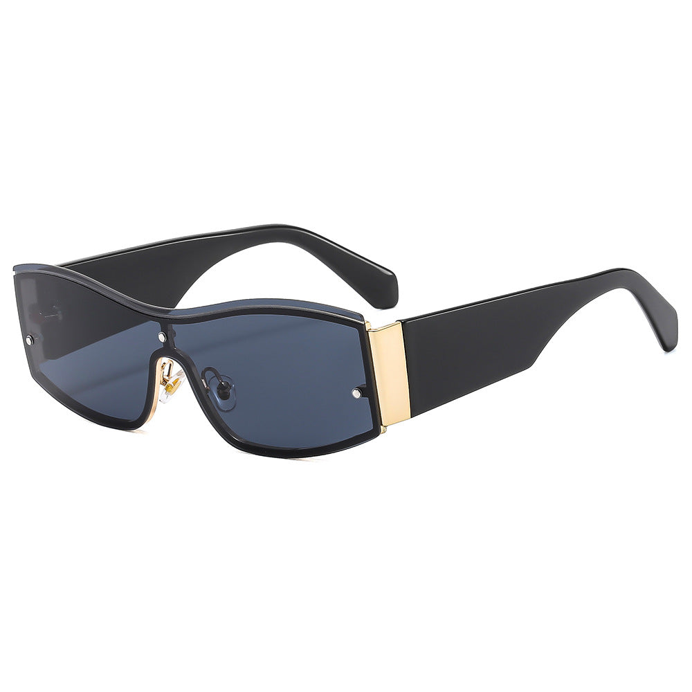Damen Modische Sonnenbrille mit markantem Design und robustem Rahmen Karnz