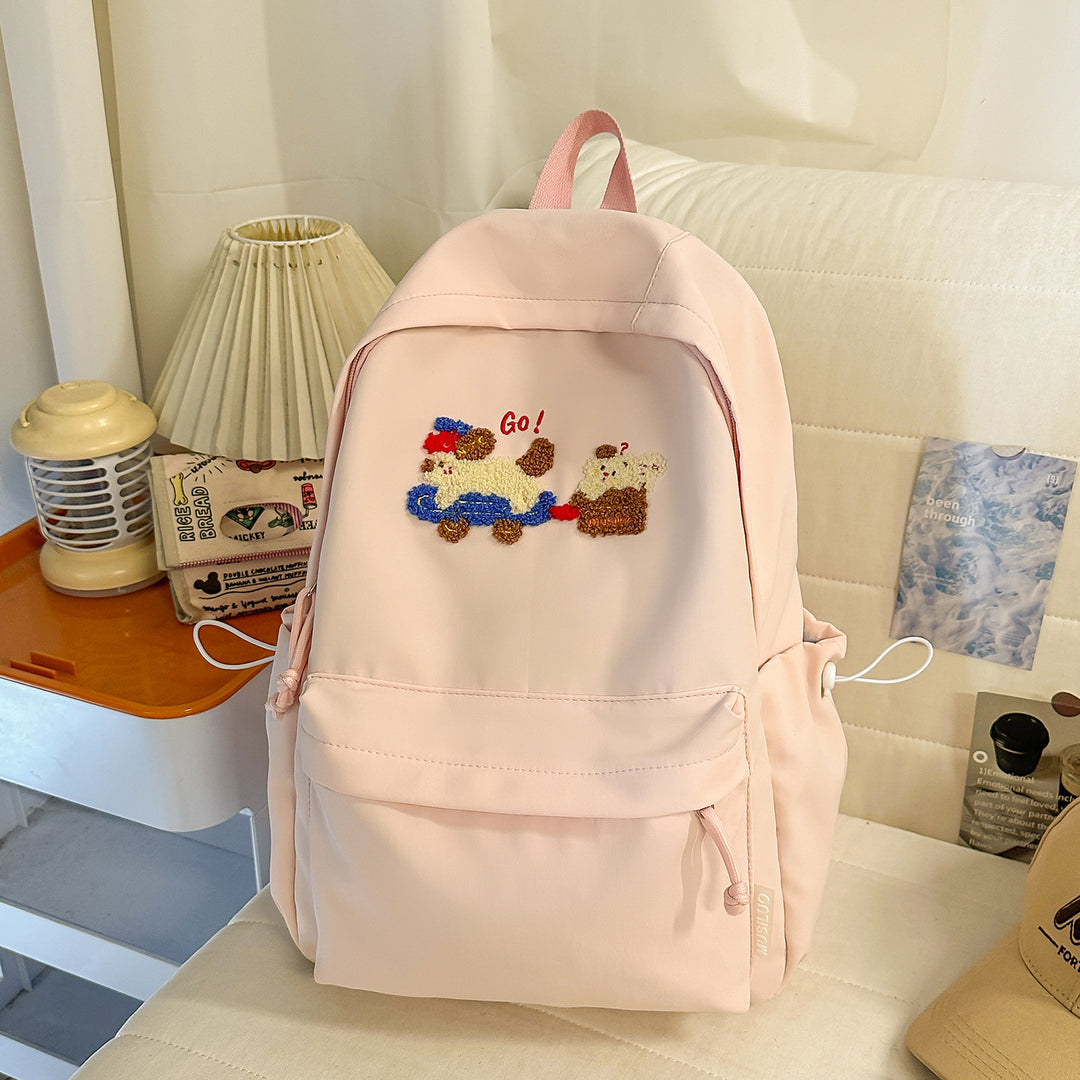 Verspielter Bestickter Rucksack Karnz