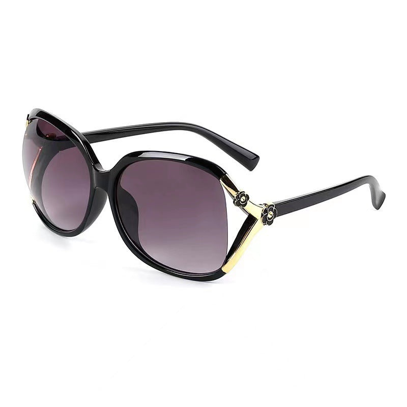 Elegante Übergroße Schmetterlingssonnenbrille Karnz