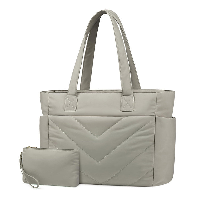 Multifunktionale Alltags-Tasche mit Abnehmbarer Kosmetiktasche Karnz