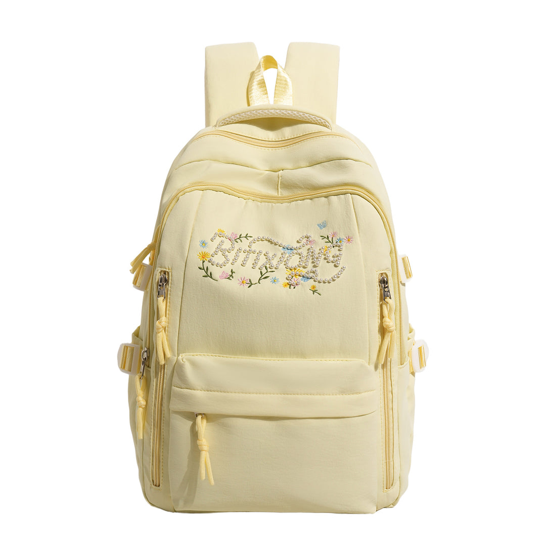 Bestickter Mehrfach-Taschen Rucksack Karnz
