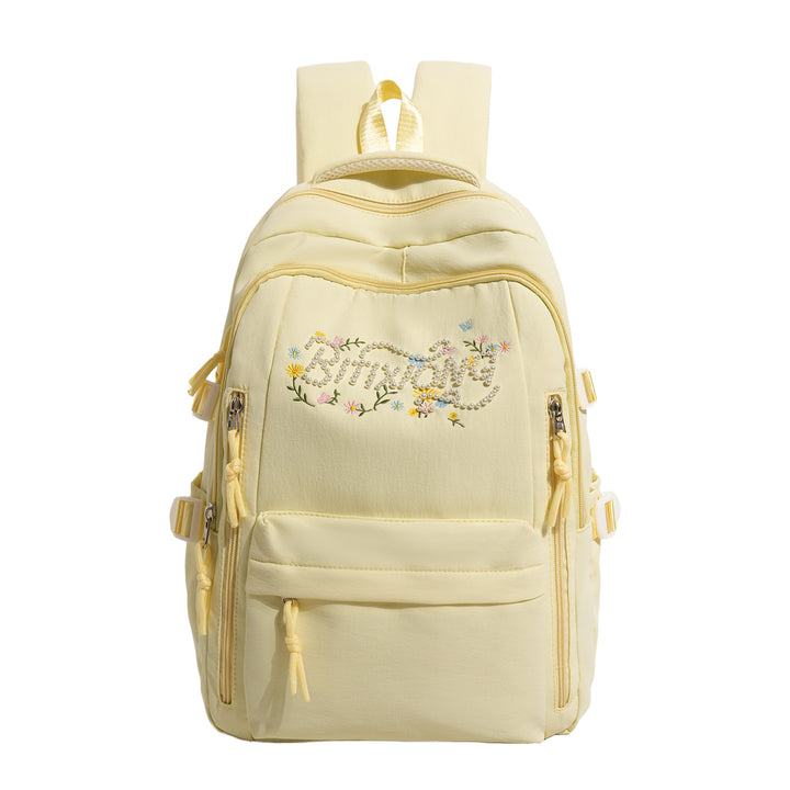 Bestickter Mehrfach-Taschen Rucksack Karnz