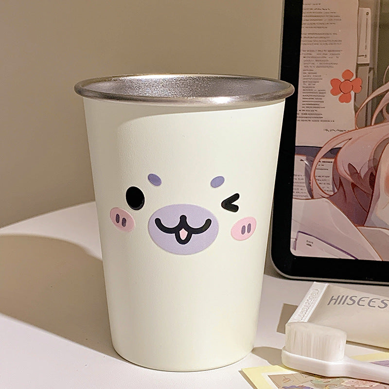 Keramiktasse mit Fröhlichem Tiermotiv Karnz