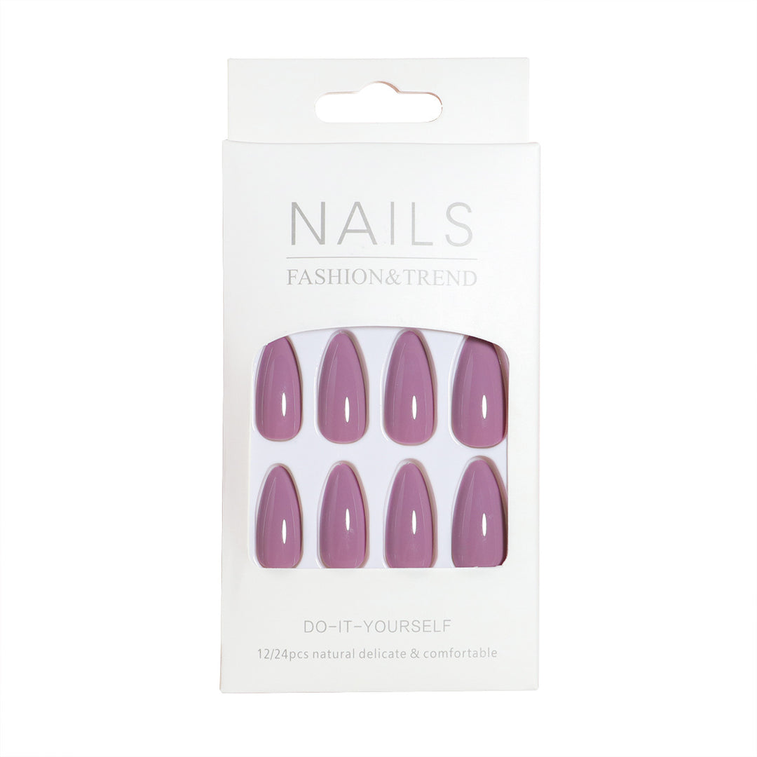 Premium DIY Mandel-förmiger Press-On Nagelset Karnz