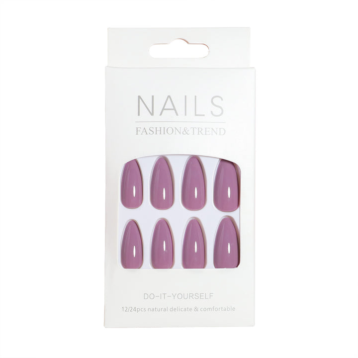 Premium DIY Mandel-förmiger Press-On Nagelset Karnz