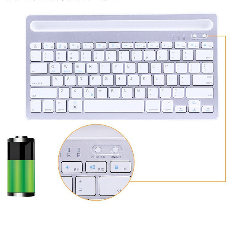 Kabellose Multi-Geräte-Tastatur Karnz