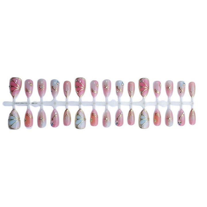 Künstlerische Dekorative Press-On Nagelkollektion