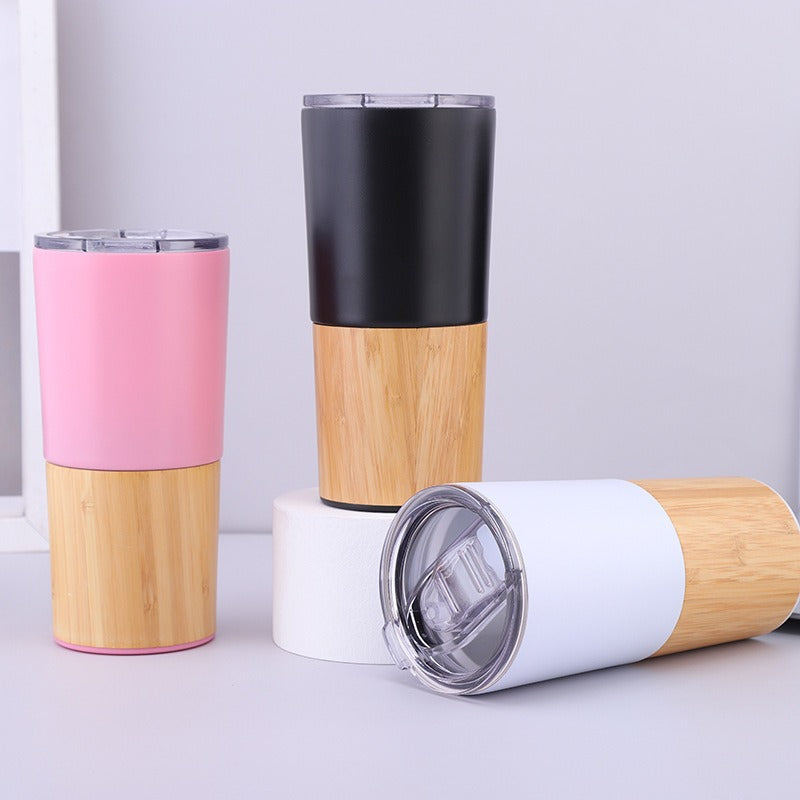 Damen umweltfreundlicher Kaffeebecher mit bambusoptik Karnz