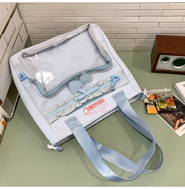 Transparenter Fronttasche Freizeit Rucksack Karnz