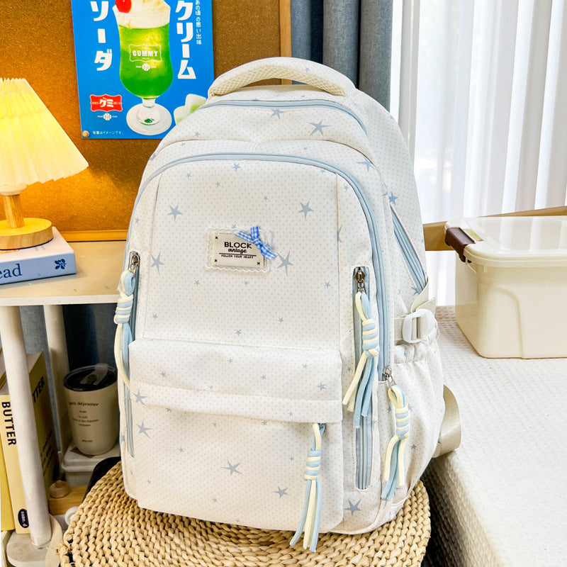 Stylischer mit Sternen verzierten multifunktionalen Rucksack Karnz