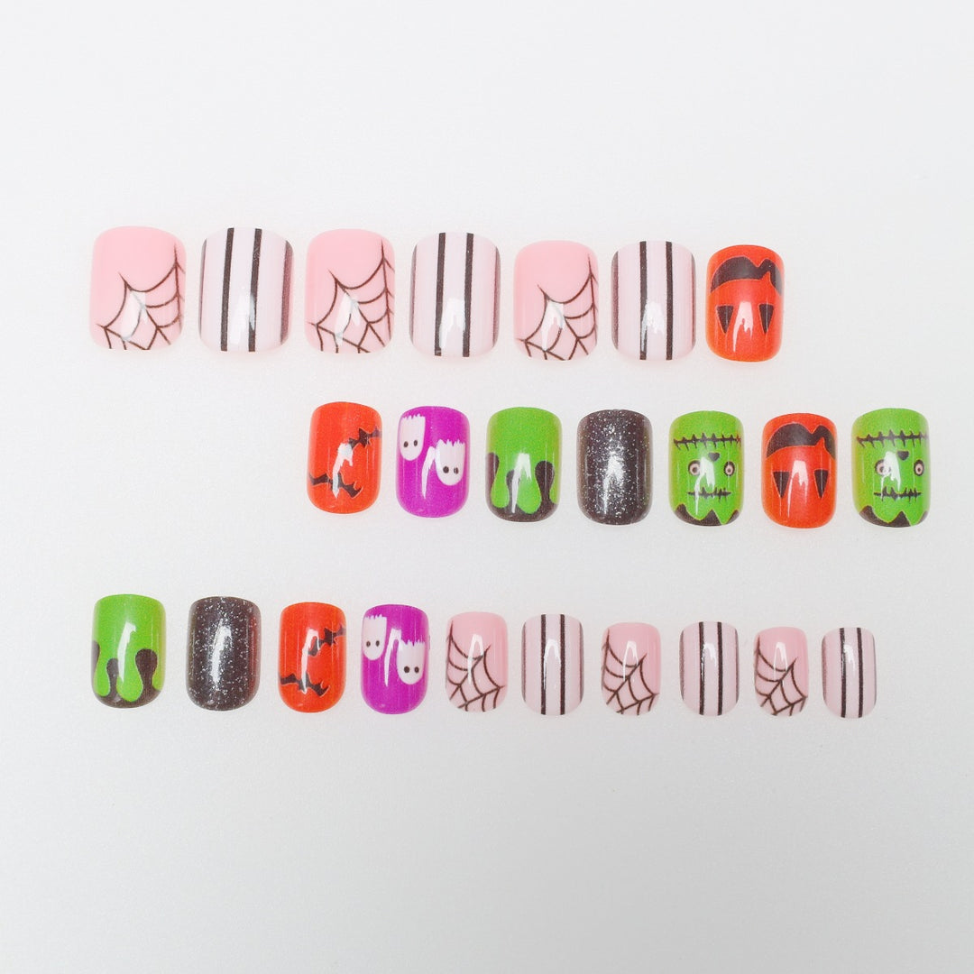 Halloween-Themen Nagelkunst Karnz