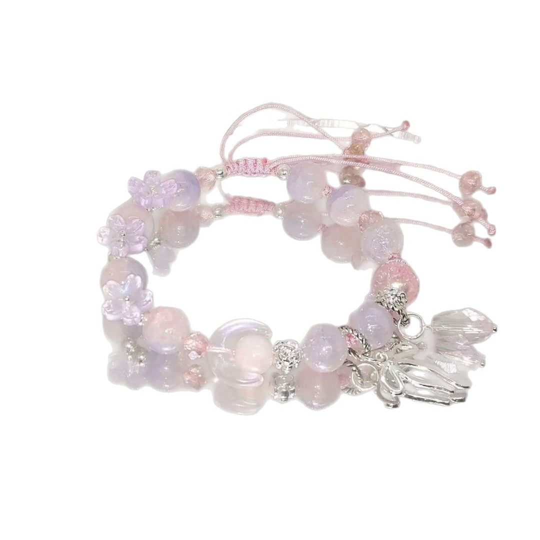 Handgefertigtes florales Perlen charm Armband Karnz