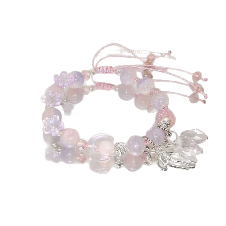 Handgefertigtes florales Perlen charm Armband Karnz