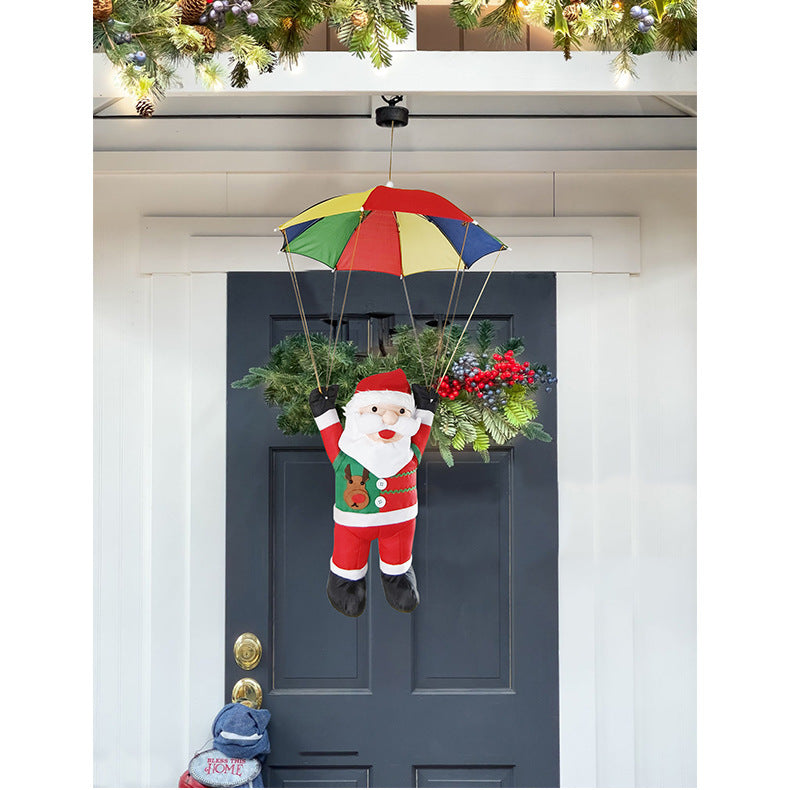 Aufblasbare Weihnachtsmannfigur mit Fallschirm 1790250577