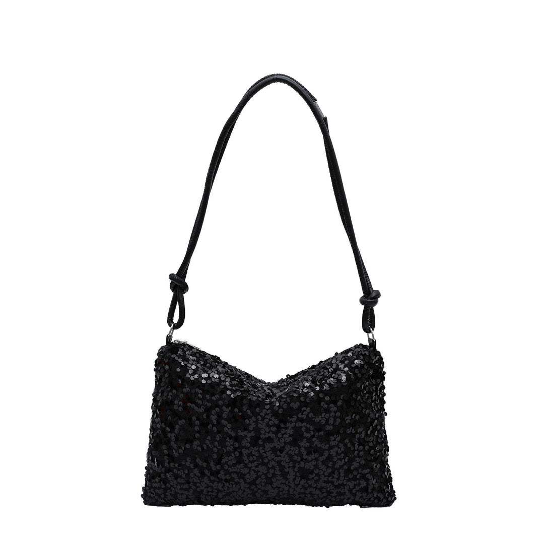 WoSparkling Pailletten Abendhandtasche Karnz